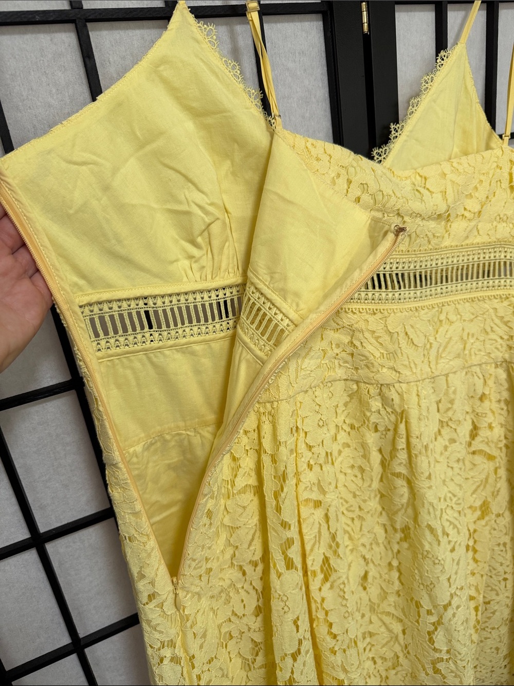 NEW GENERATION LOVE emma lace maxi dress in yellow - Picture 13 of 14